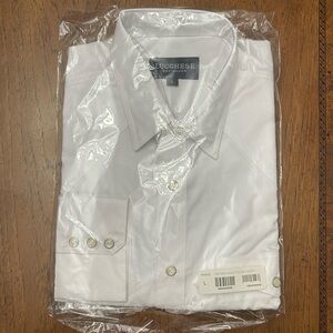 Lucchese El Paso White Men’s Shirt Size Large